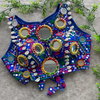 Navratari Special Real Mirror With Real Kaudi Blouse Wholesale Price In Surat